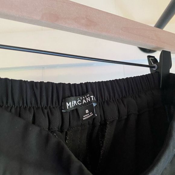 J. Crew Mercantile Relaxed Pull on Pant - Size 8- Black - Picture 4 of 4